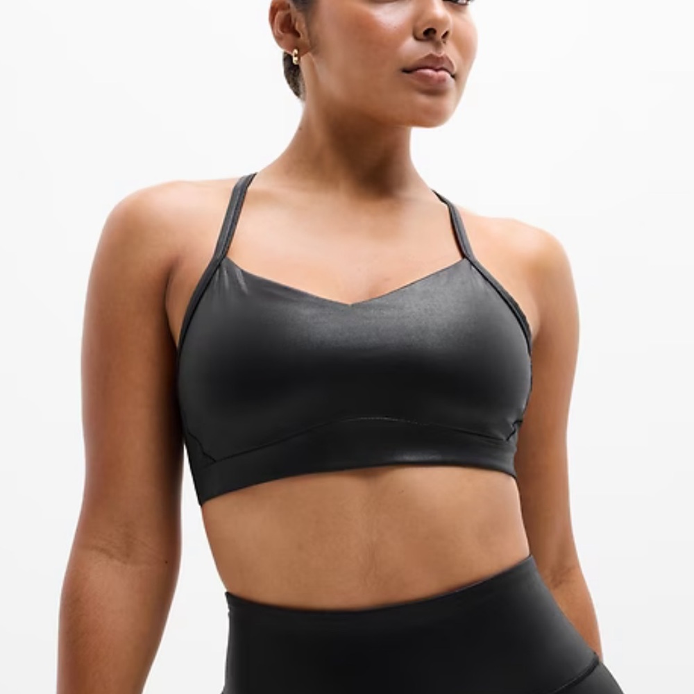 New Athleta Vital Matte Foil Bra A-C